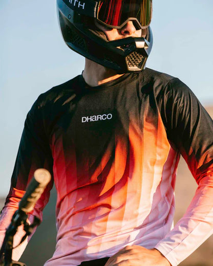 DHARCO RACE PRISM Shirt Lange Mouwen Rood