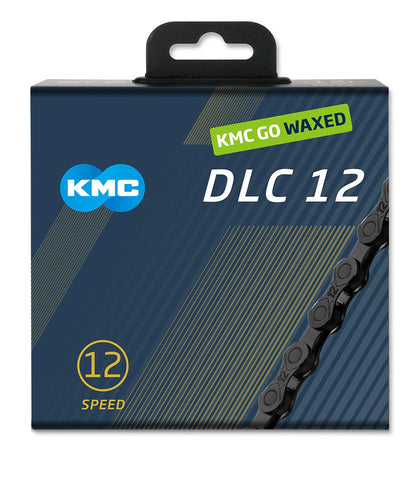 Ketting 12V KMC DLC 12 Waxed Zwart Gewaxt