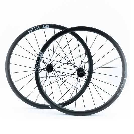 Paar DT SWISS GRC 1400 SPLINE 30 CARBON DISC 700c wielen (Centerlock)