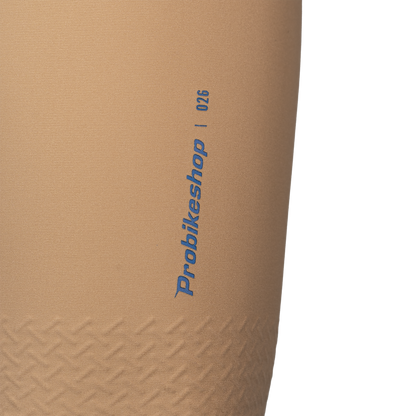 Korte Koersbroek met Bretels PROBIKESHOP By CHEF DE FILE Beige