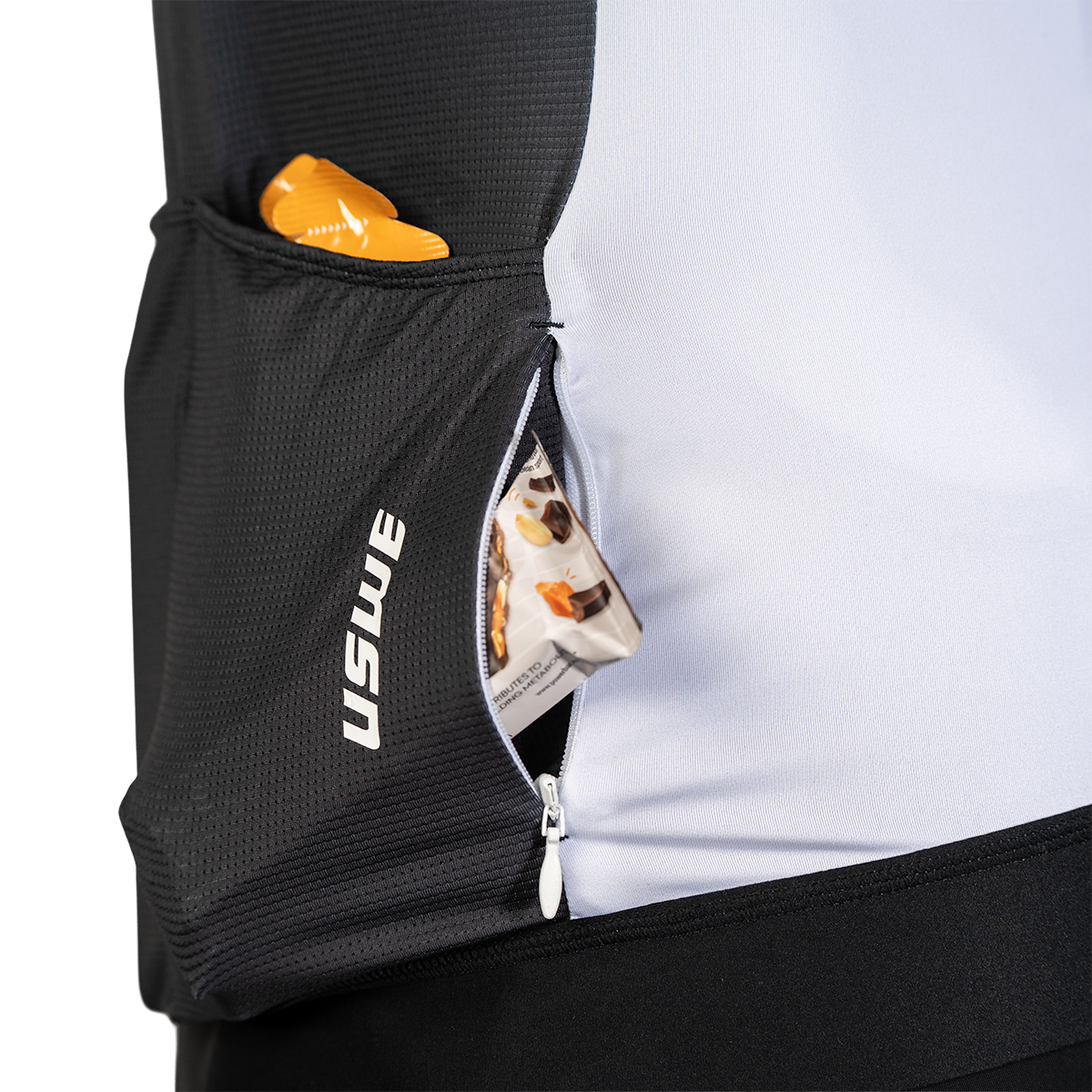 USWE GRUS GRAVEL Trui met korte mouwen Wit