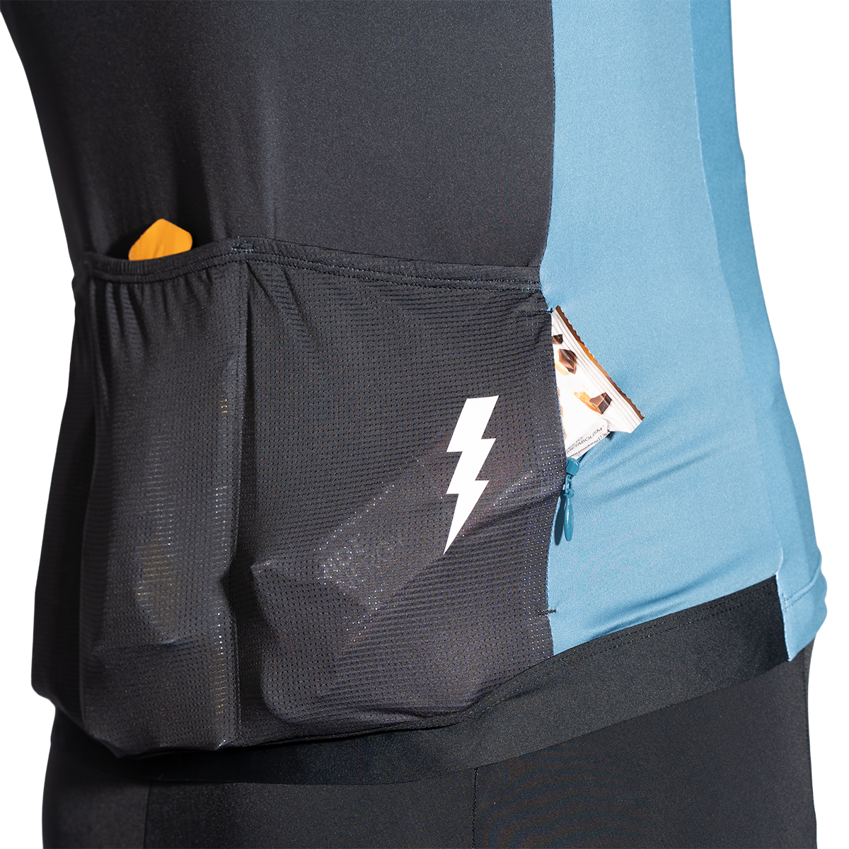 USWE GRUS GRAVEL Jersey Korte Mouw Blauw