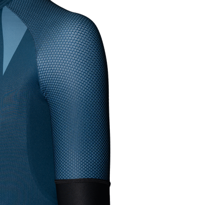 Wielershirt Korte Mouwen USWE SKARP GRAVEL Blauw