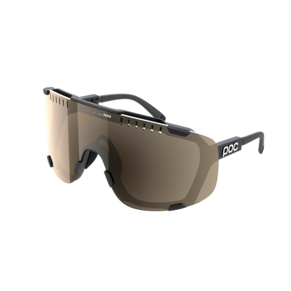 POC DEVOUR WF + Bril Zwart Clarity Trail Partly Sunny Silver Glas