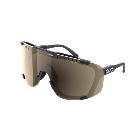 POC DEVOUR WF + Stofbril Zwart/Karakter Trail/Deel Zonnig Zilver