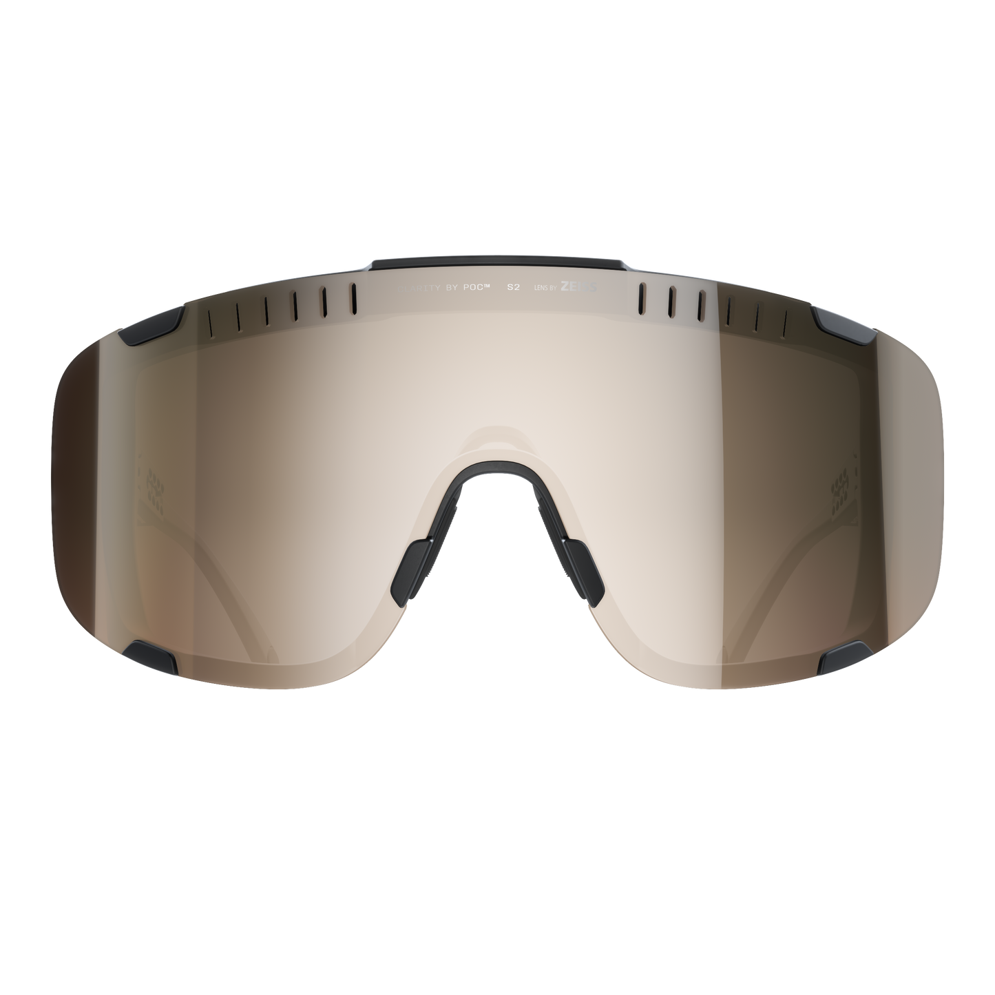 Lunettes POC DEVOUR WF + Noir Verre Clarity Trail Partly Sunny Silver