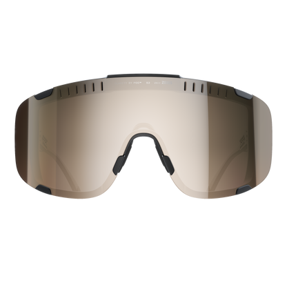 POC DEVOUR WF + Bril Zwart Clarity Trail Partly Sunny Silver Glas