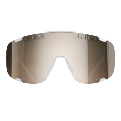 POC DEVOUR WF + bril Wit Clarity Trail Partly Sunny Silver glas