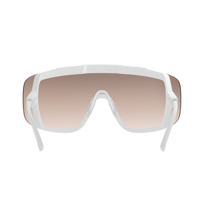 POC DEVOUR WF + bril Wit Clarity Trail Partly Sunny Silver glas