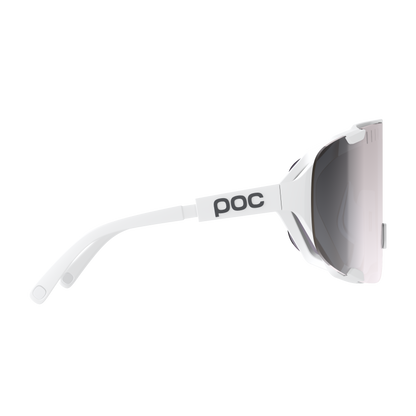 Lunettes POC DEVOUR WF+ Blanc Verre Clarity Road Sunny Silver