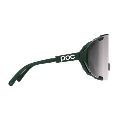 Lunettes POC DEVOUR WF + Kaki Verre Clarity Road Sunny Silver