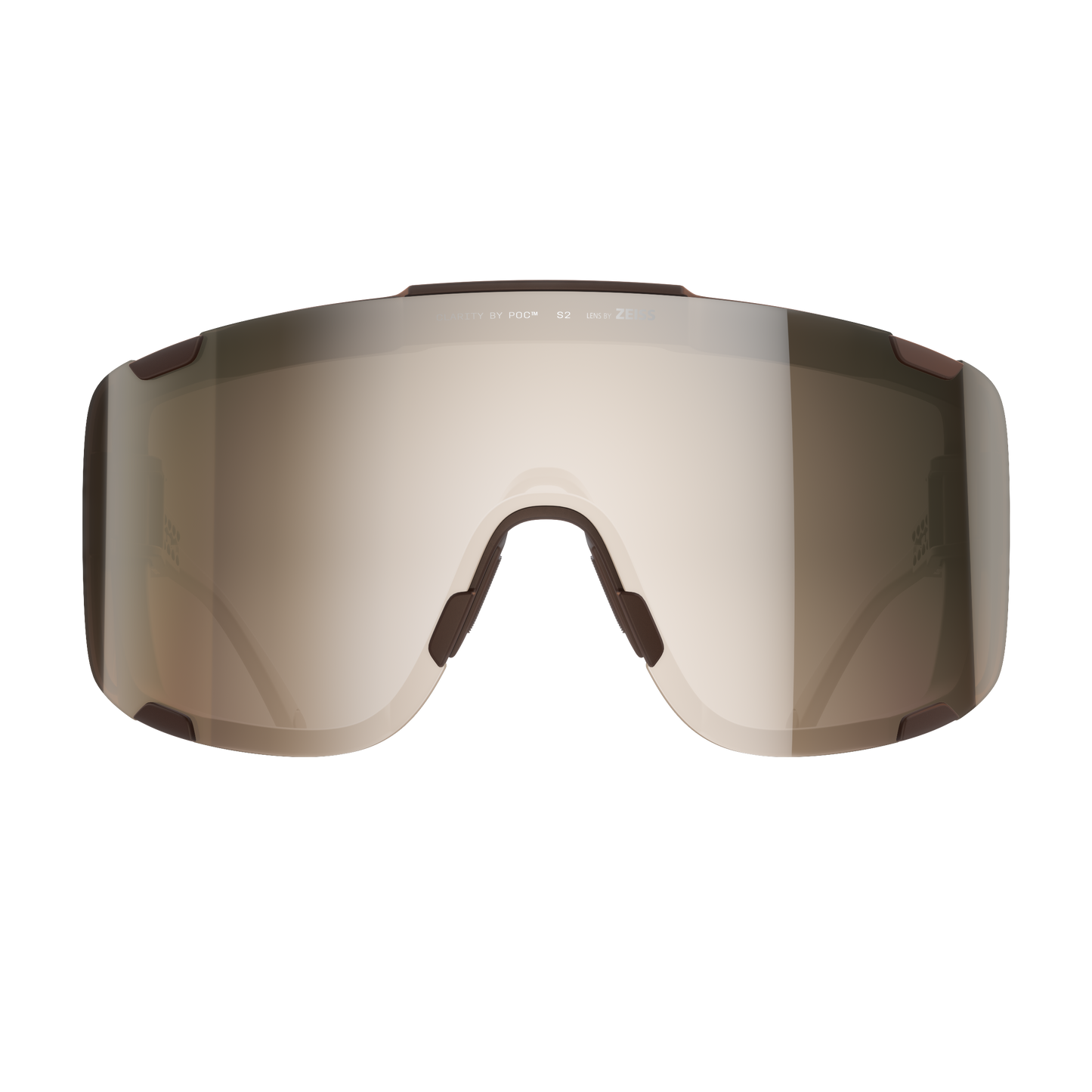 POC DEVOUR ULTRA + Bronze Bril Helderheid Trail/Deel Zonnig Zilver Lens