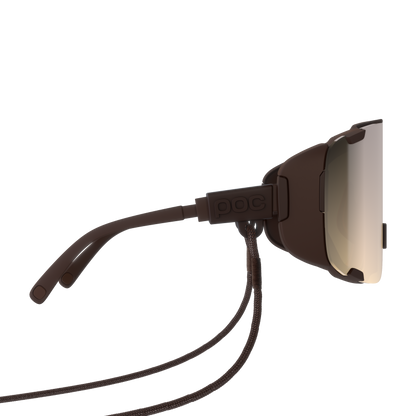 Lunettes POC DEVOUR ULTRA + Bronze Verre Clarity Trail Partly Sunny Silver