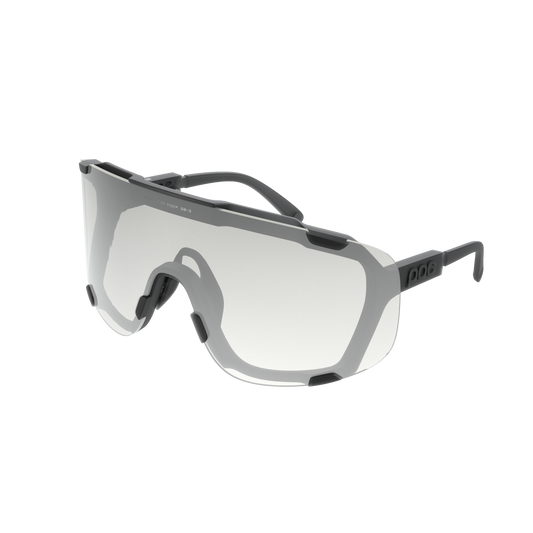 Lunettes POC DEVOUR WF Noir Translucide Verre Clarity Photochromique Grey