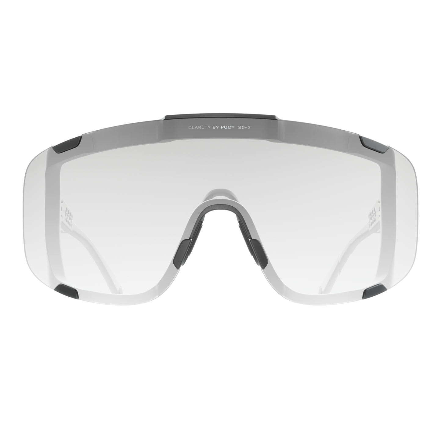 POC DEVOUR WF Photochromic Veiligheidsbril Doorschijnend Zwart/Clarity Photochromic/Changeable Grey