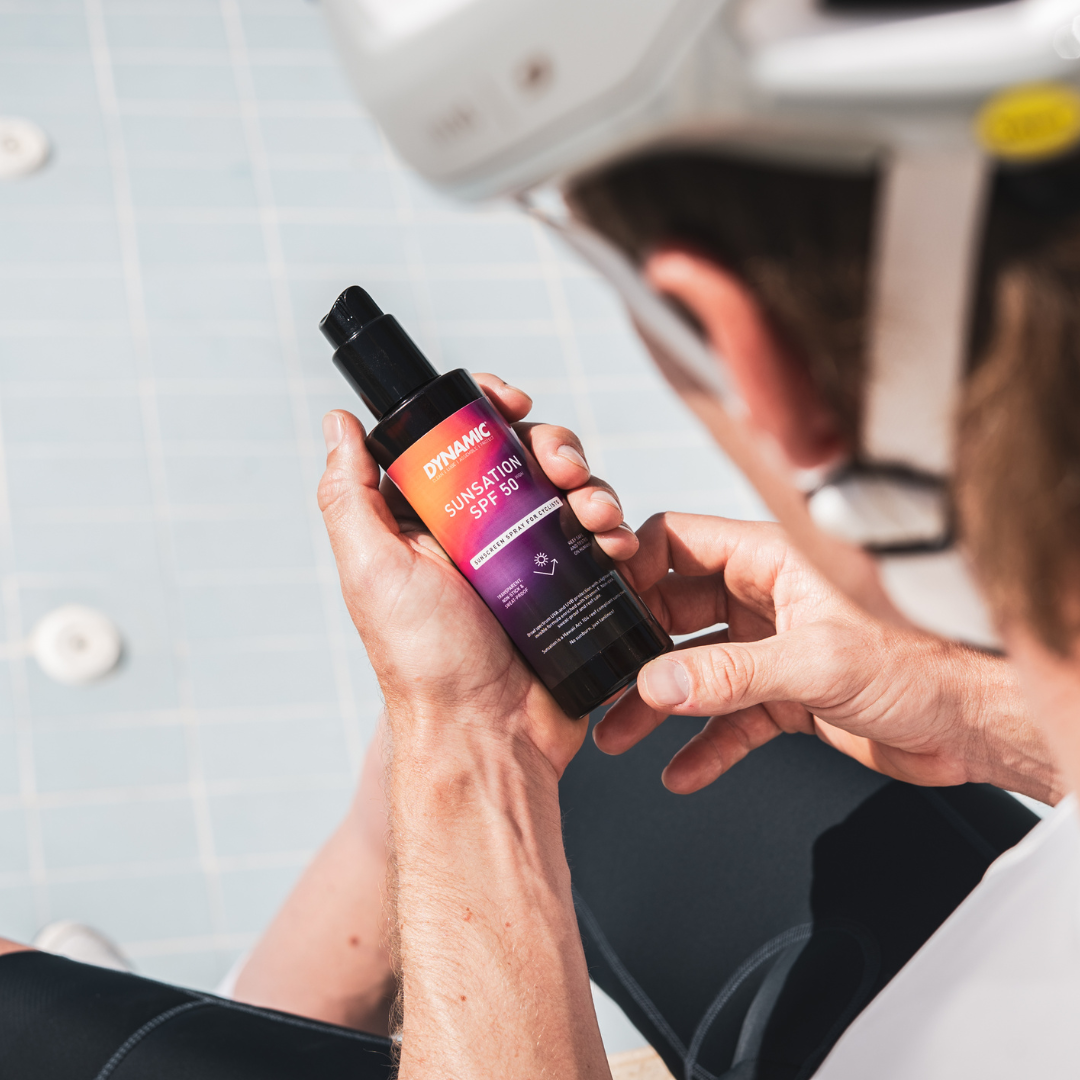 DYNAMIC SUNSATION SPF 50 tijdens gebruik