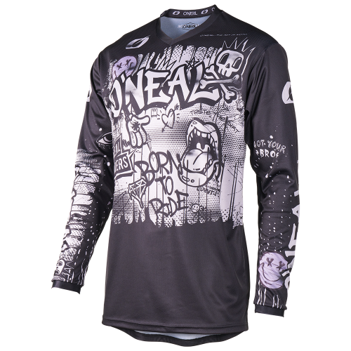 Shirt O'NEAL ELEMENT RANCID Lange Mouwen Junior Zwart/Grijs