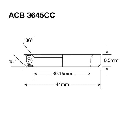 Roulement de Direction ENDURO BEARINGS   ABEC 5 - Black Oxide - 30,2x41x6,5 mm (36x45°) ACB