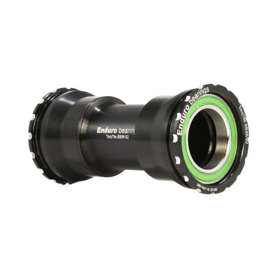 Boitier de pédalier ENDURO BEARINGS TORQTITE BB86/92 Axe 24mm Acier Inoxydable Noir