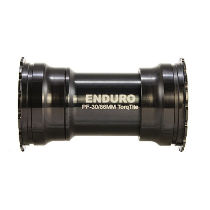 Boitier de pédalier ENDURO BEARINGS TORQTITE BB386 Axe 30mm Acier Inoxydable Noir