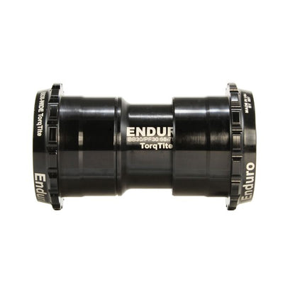 Boitier de pédalier ENDURO BEARINGS TORQTITE PF30 Axe 30mm Acier Inoxydable Noir