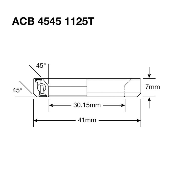 Roulement de Direction ENDURO BEARINGS  1125T - 440c Stainless 30,15x41x7 mm (45x45°) ACB