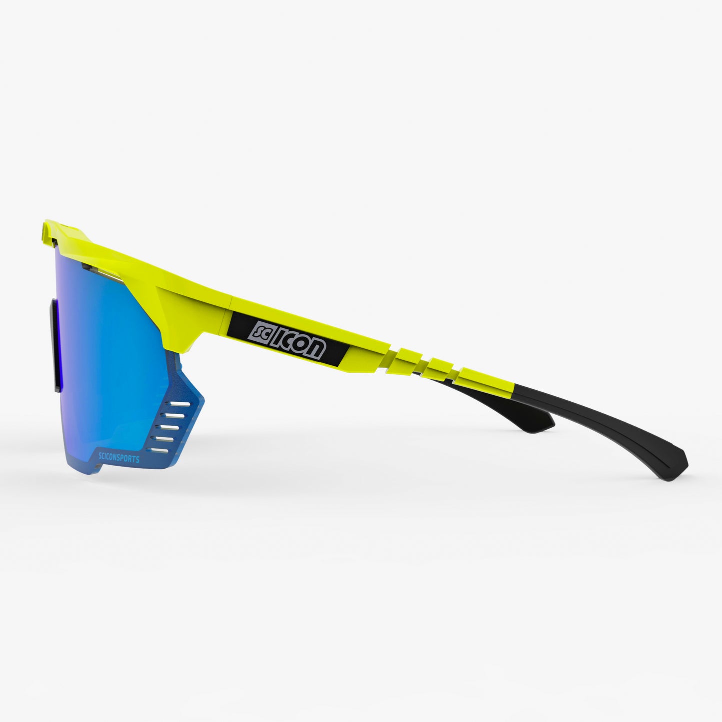 Stofbril SCICON AEROSHADE KUNKEN Fluo Geel Multimirror Blauw
