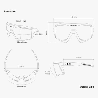 Bril SCICON AEROSTORM Multimirror Blauw