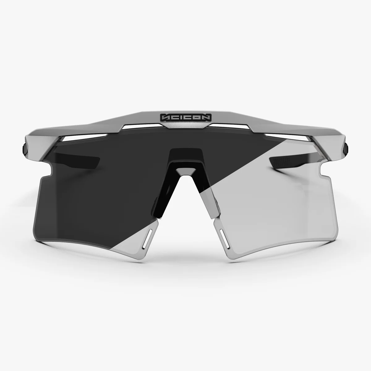 SCICON AEROSHADE 2.0 TITANIUM White Metal Glasses Grey Photochromic Lens