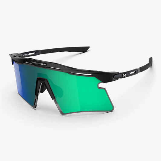 SCICON AEROSHADE 2.0 TITANIUM Bril Zwart Mat Multimirror Lens Blauw Groen + Roze