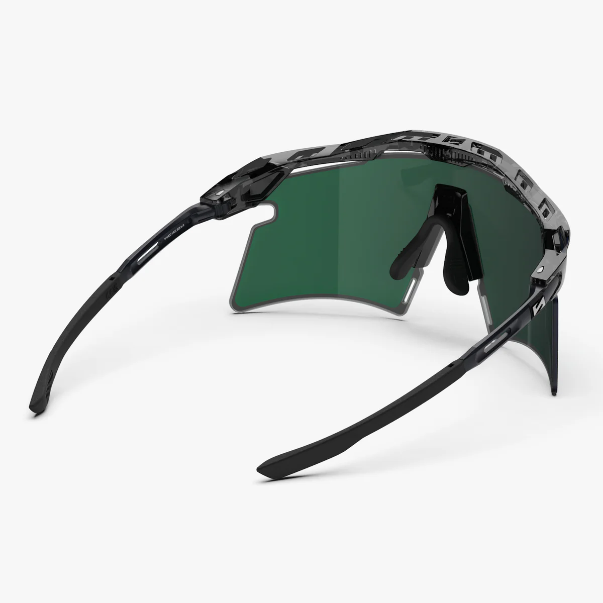 Lunettes SCICON AEROSHADE 2.0 TITANIUM Noir Crystal Gloss Verre Multimirror Blue Green + Pink