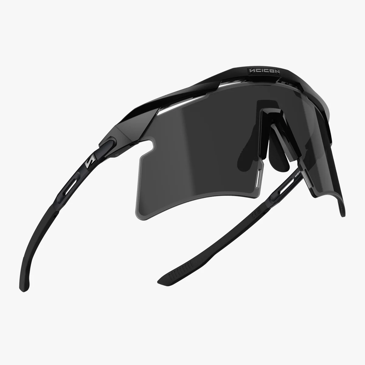 SCICON AEROSHADE 2.0 TITANIUM Matzwarte rookzwarte bril + roze lens