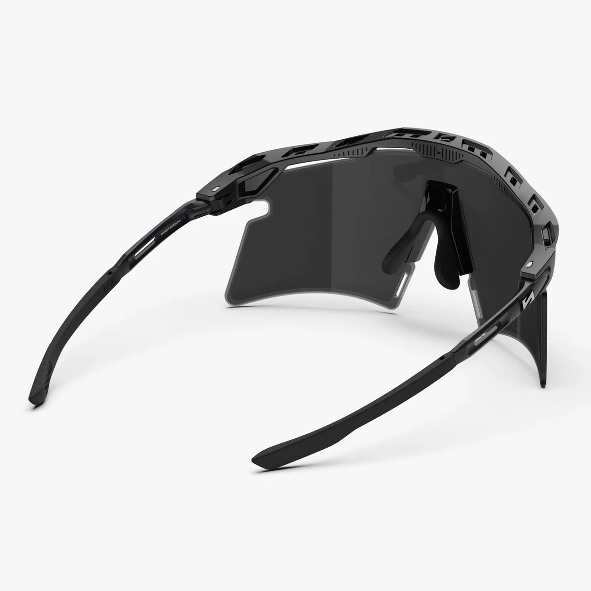 SCICON AEROSHADE 2.0 TITANIUM Matzwarte rookzwarte bril + roze lens