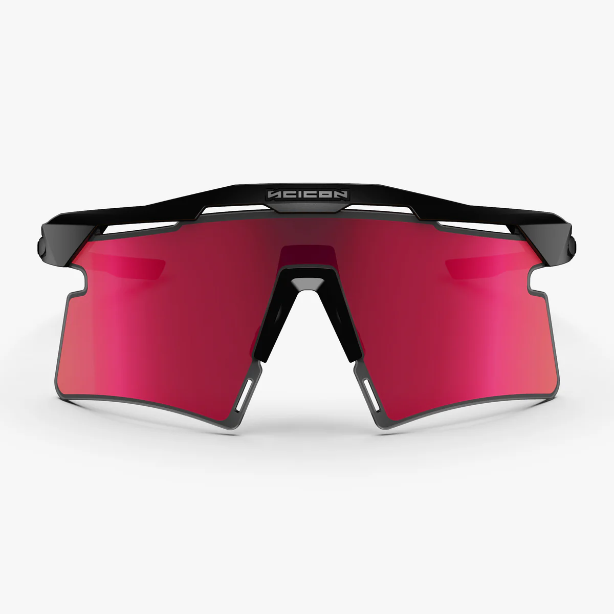 SCICON AEROSHADE 2.0 TITANIUM Zwart Matte Zonnebril Multimirror Lens + Roze Bril