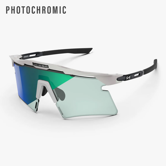 SCICON AEROSHADE 2.0 TITANIUM White Metal Bril Blauw Groen Fototroop Objectief