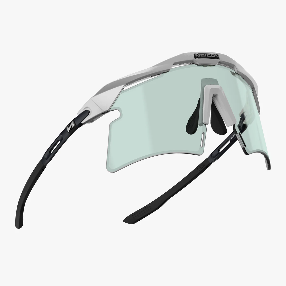 SCICON AEROSHADE 2.0 TITANIUM White Metal Bril Blauw Groen Fototroop Objectief