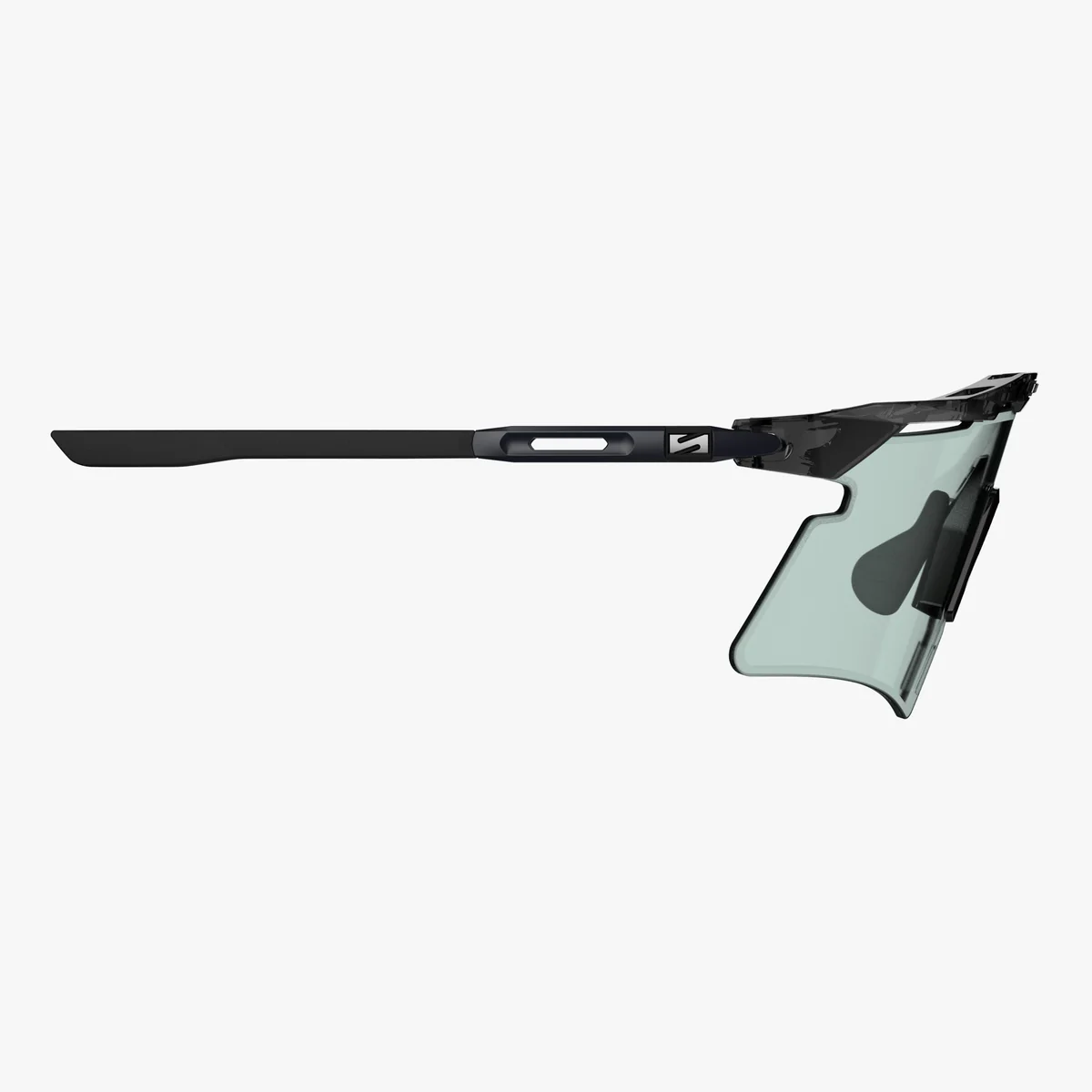 Zonnebril SCICON AEROSHADE 2.0 TITANIUM Zwart Kristal Glans Blauw Groen Fotochromisch Glas