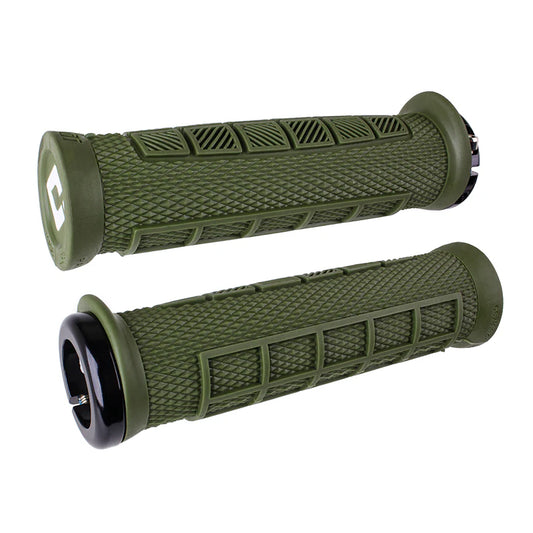 ODI ELITE PRO V2.1 Lock-on 130 mm handvatten Olijf