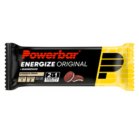 Barre Énergétique POWERBAR ENERGIZE ORIGINAL (55gr) Cookies & cream