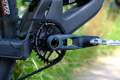 Enkelvoudig Ovaal Kettingblad WOLF TOOTH 12V SRAM Direct Mount 8 bouten Offset 3mm