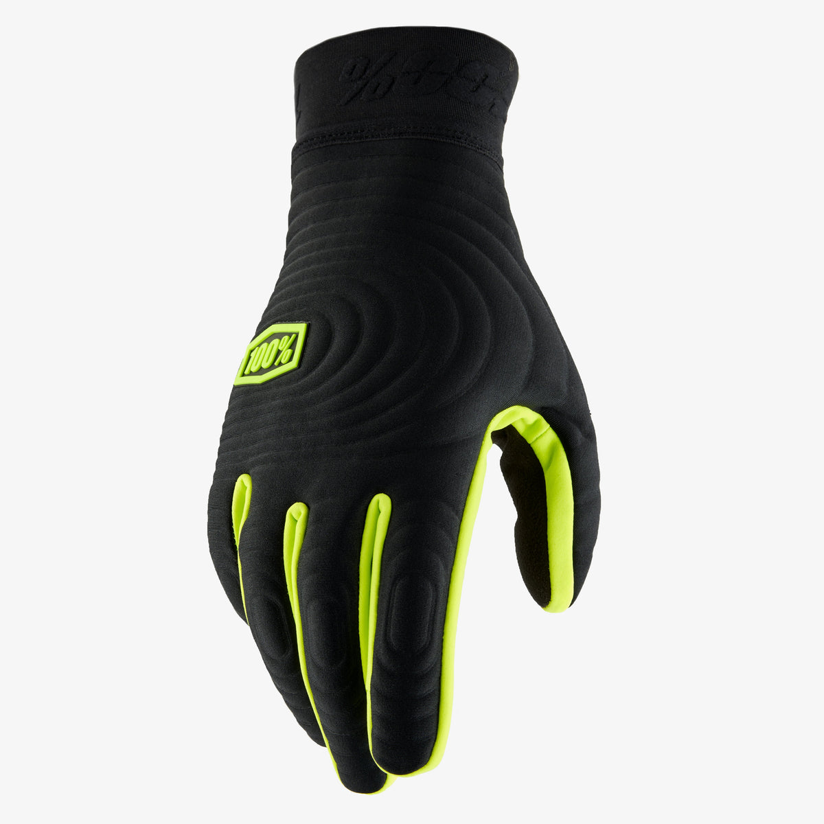 Gants 100% BRISKER XTREME Noir/Jaune