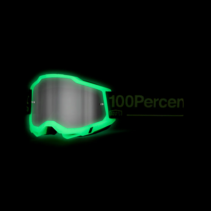 Masker 100% ACCURI 2 GLOW Wit Scherm Mirror