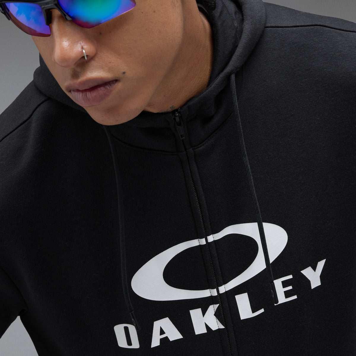 OAKLEY BARK FZ HOODIE 2.0 Hoodie Zwart/Wit