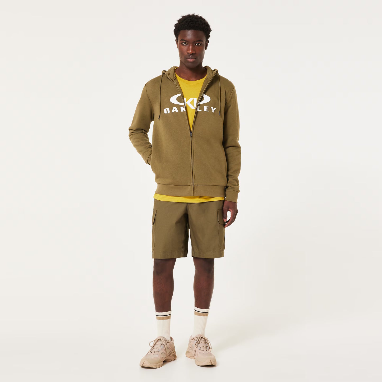 Hoodie OAKLEY BARK FZ 2.0 Legergroen