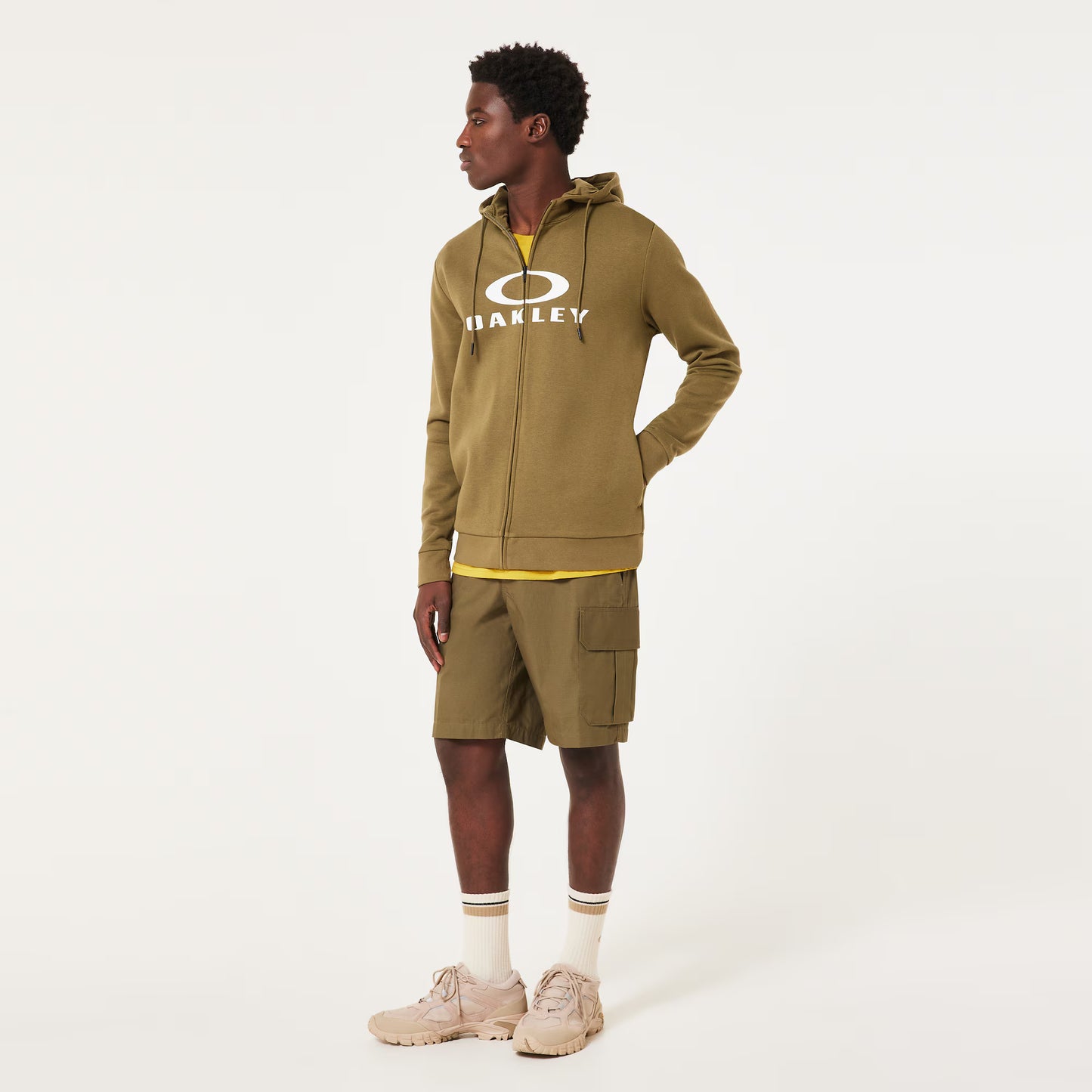 Hoodie OAKLEY BARK FZ 2.0 Legergroen