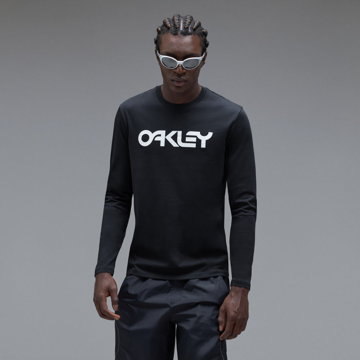 T-Shirt OAKLEY MARK II TEE 2.0 Lange Mouwen Zwart/Wit