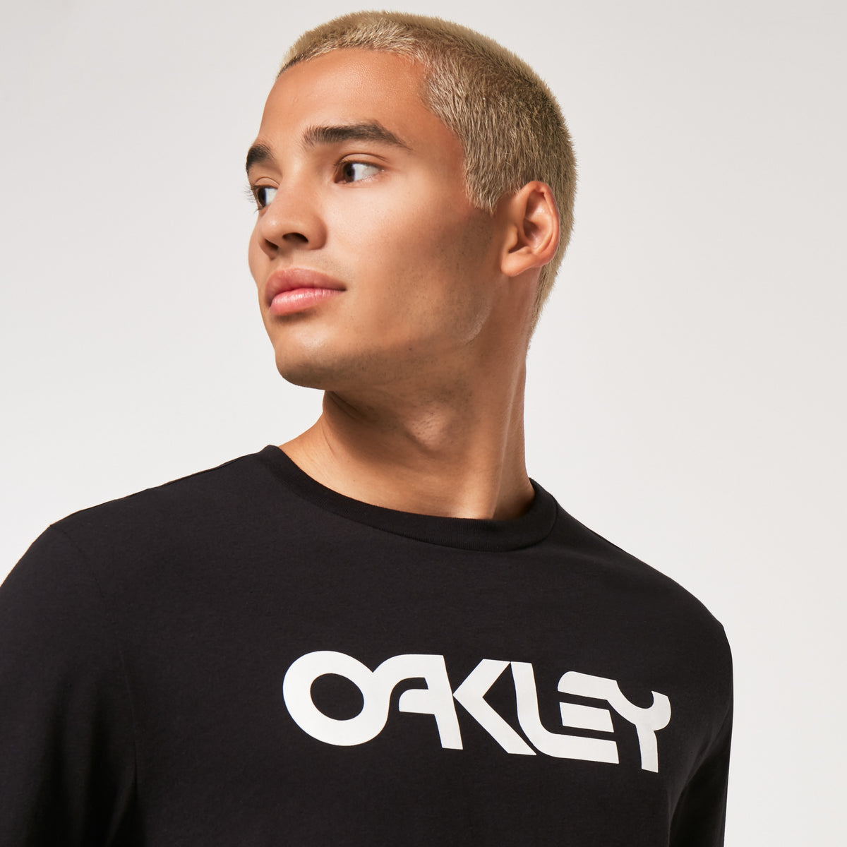 T-Shirt OAKLEY MARK II TEE 2.0 Lange Mouwen Zwart/Wit