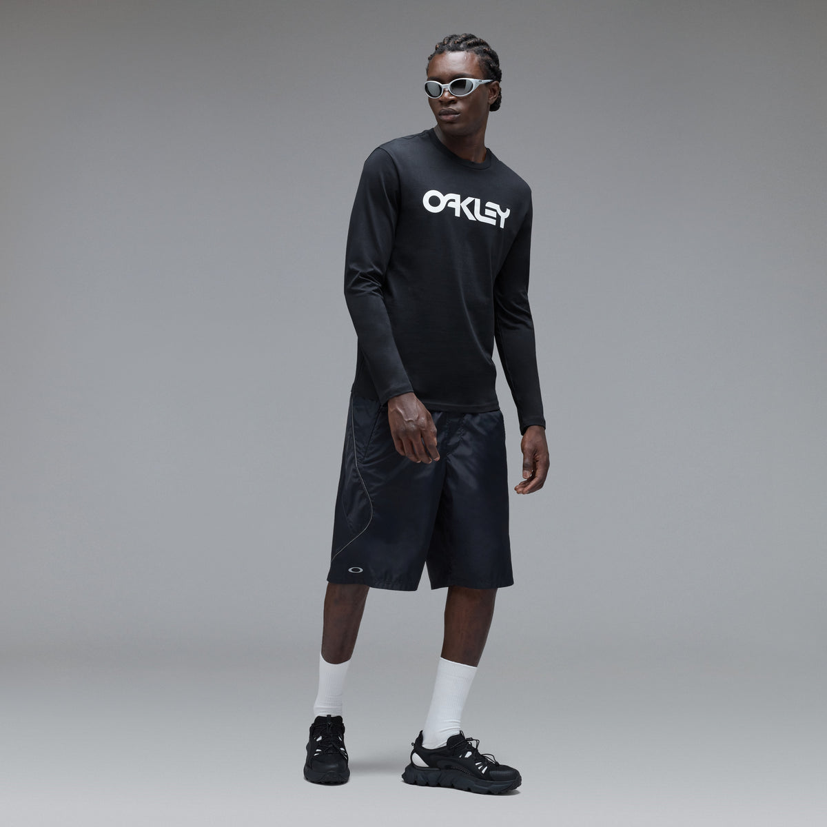 T-Shirt OAKLEY MARK II TEE 2.0 Lange Mouwen Zwart/Wit