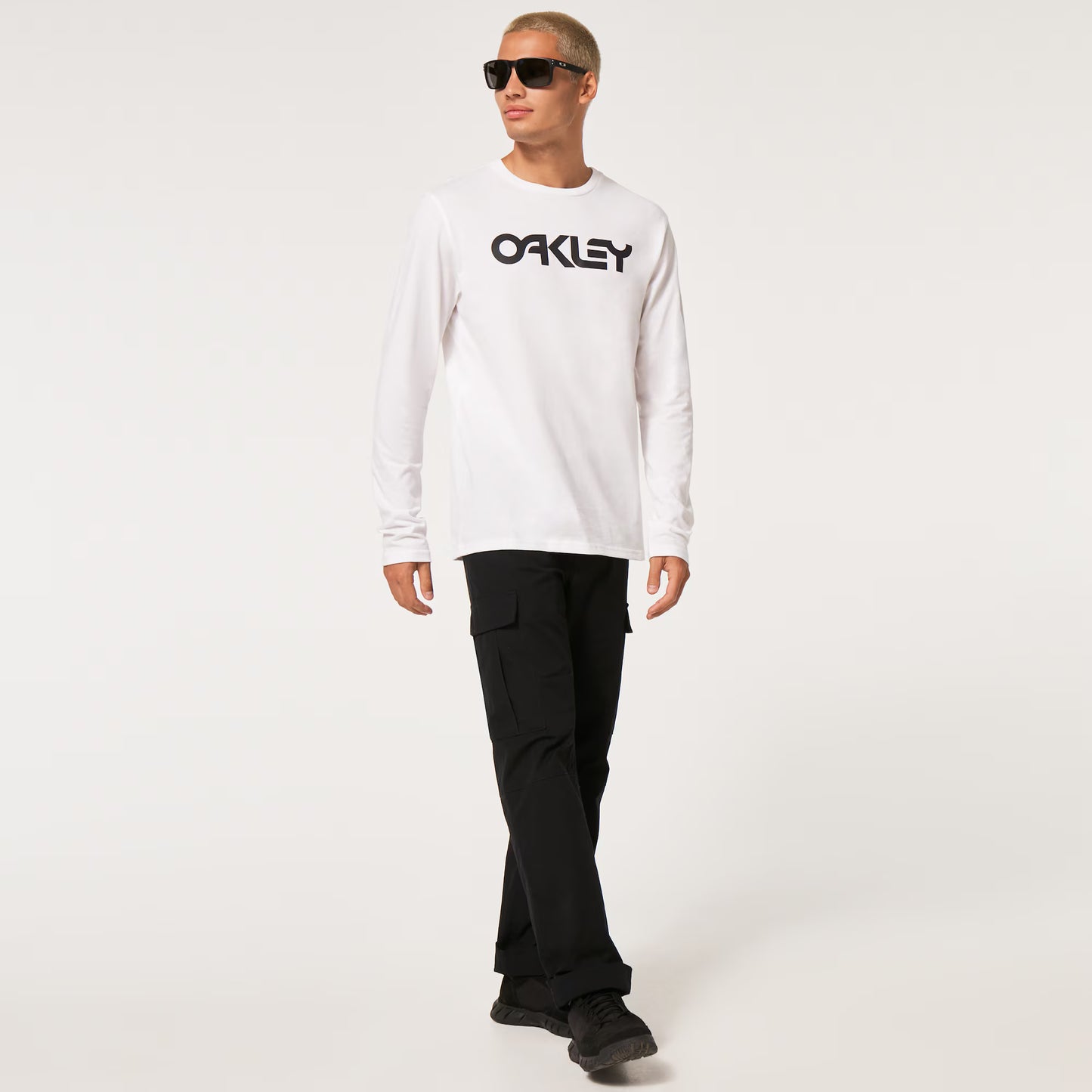 T-Shirt OAKLEY MARK II 2.0 Manches Longues Blanc/Noir