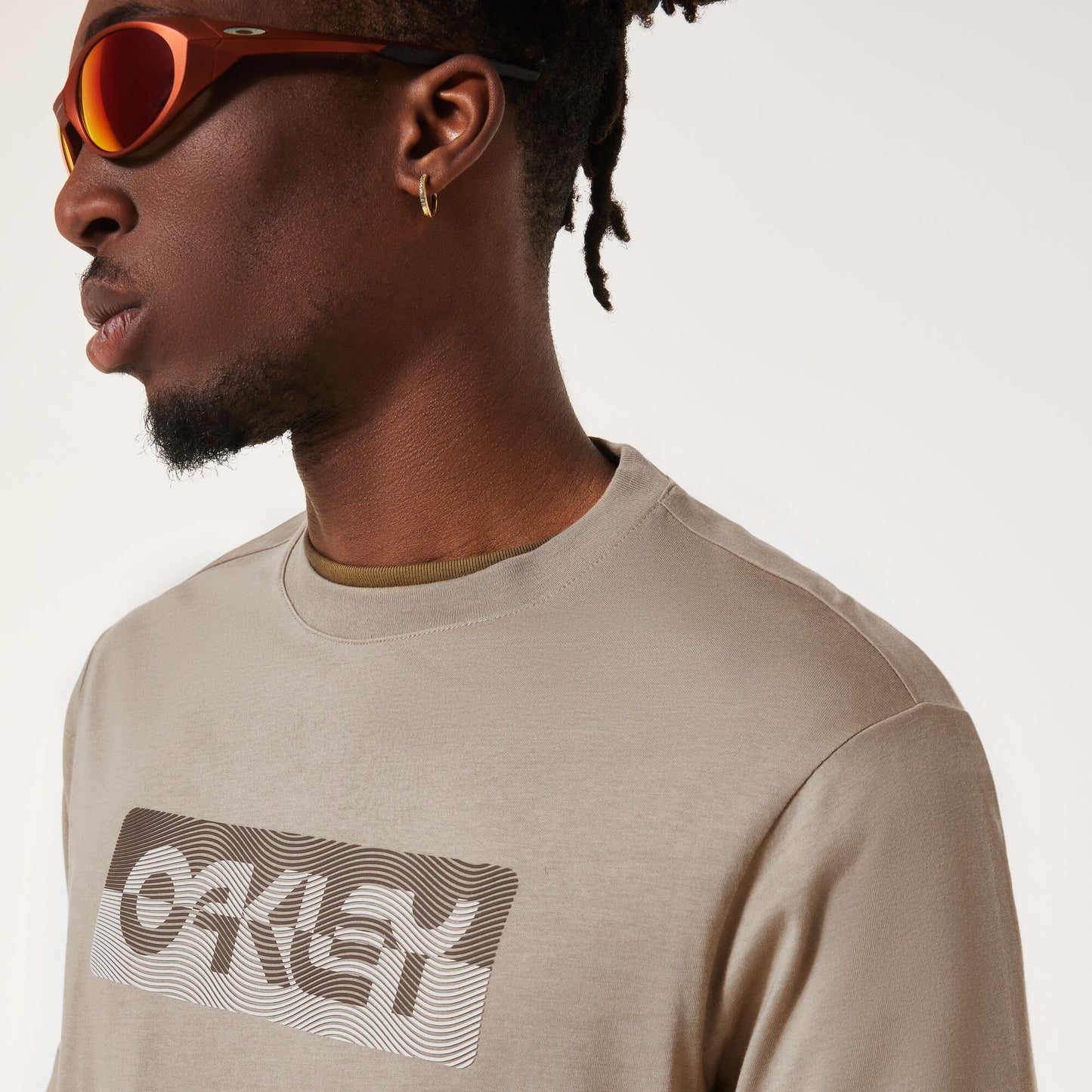 T-Shirt OAKLEY DUALITY B1B Beige Pebble